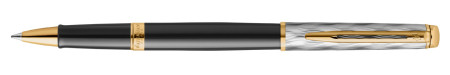 Waterman Hemisphere Reflections of Paris Rollerball Pen - Deluxe Black